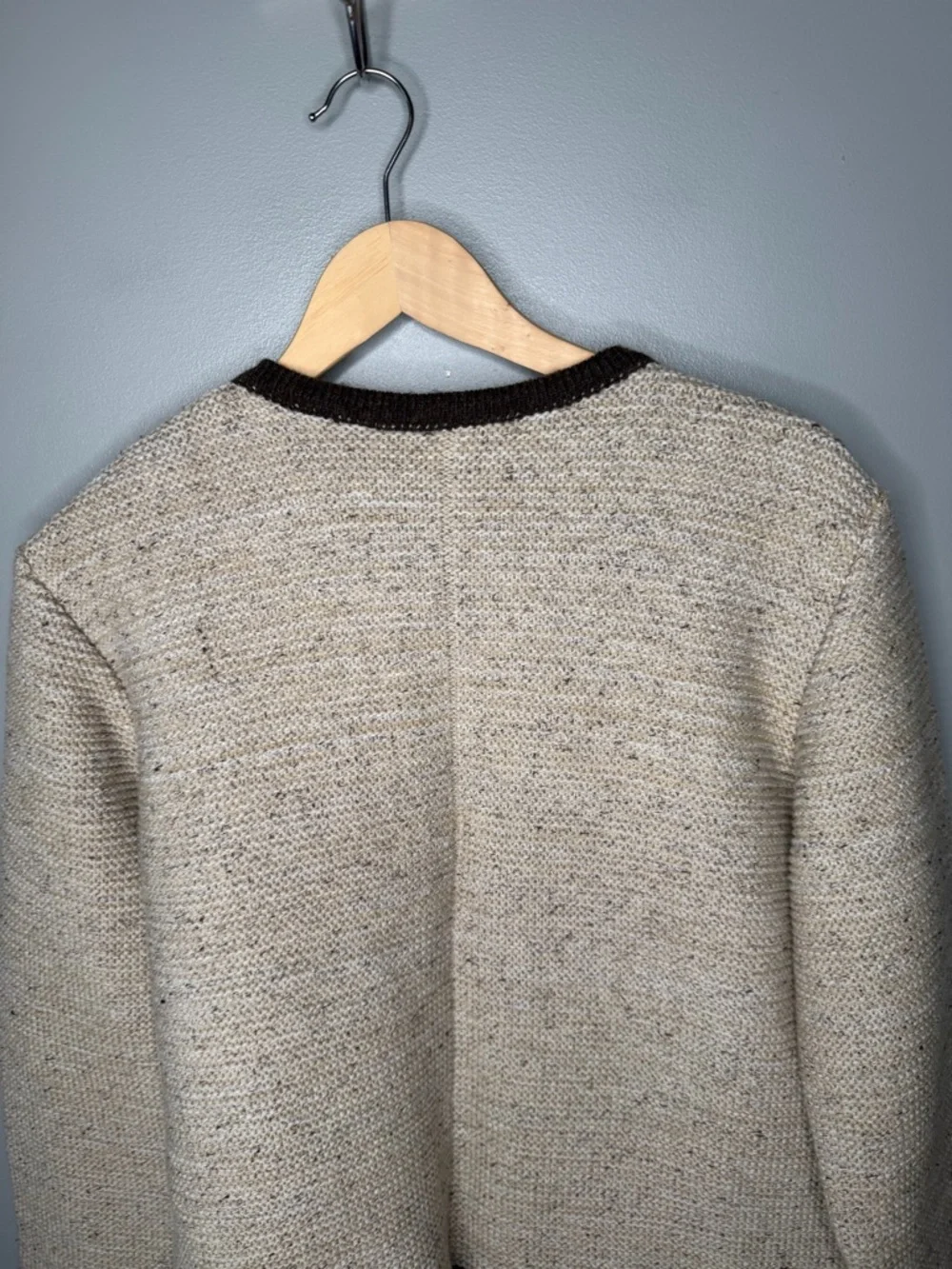 Isar Tratchten Traditional German Wool Silk Blend Cardigan - Picture 8 of 12